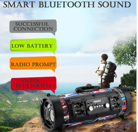 High-power Portable Waterproof Wireless Bluetooth Speaker
