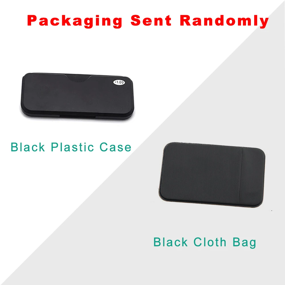 Frame Color: Red, Eye Prescription: +350 - Women Clip Nose Reading Glasses Anti Blue Light Presbyopic Glasses Men Portable Men's Eyeglasses Anti-Lost Legless Bezel + Case