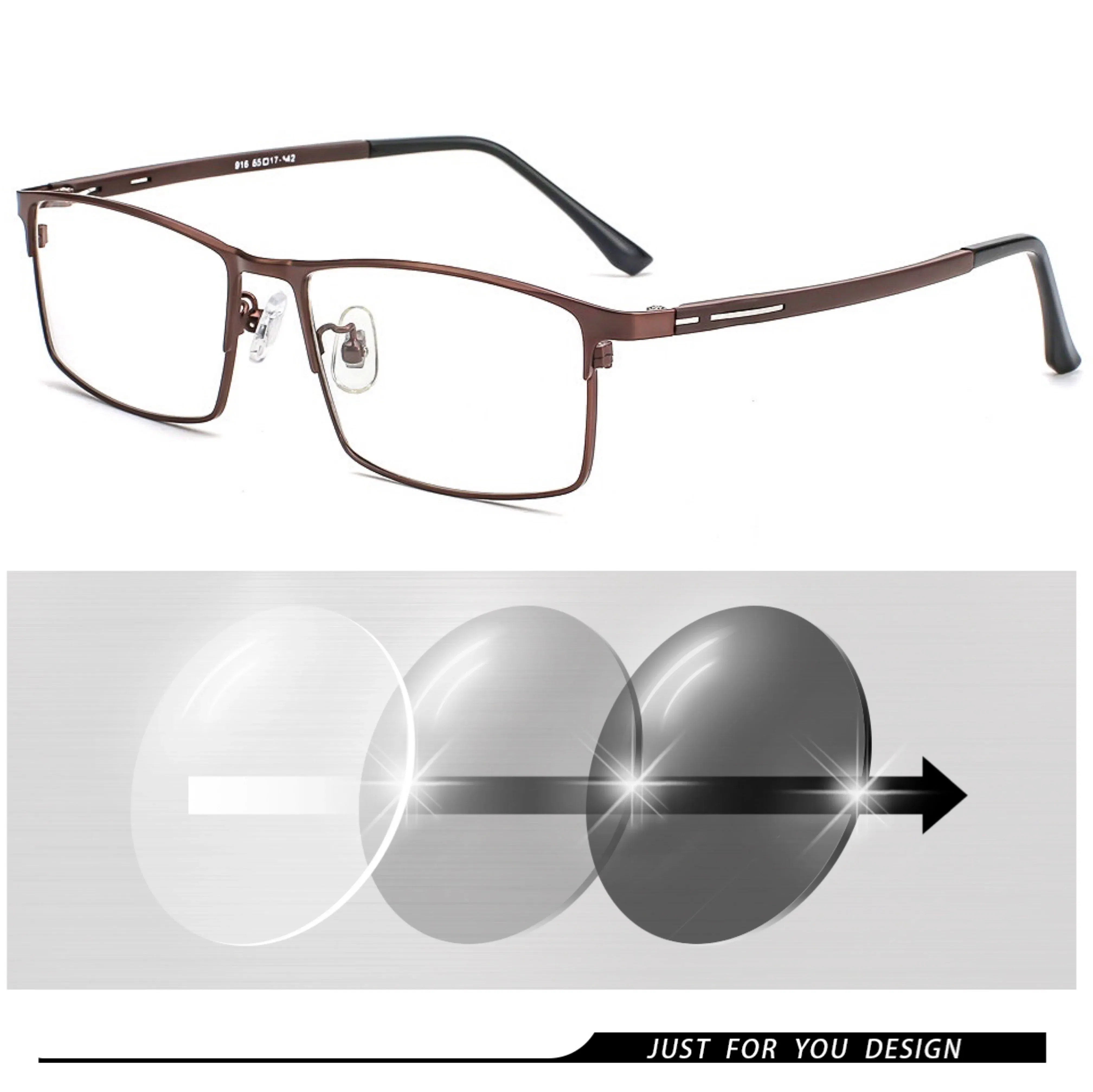 Frame Color: Red, Ships From: CHINA, Eye Prescription: 0 - Photochromic glasses Men's reading glasses Finished glasses Student myopia glasses 0 + 0.5 + 1 + 1.25 + 1.5 + 1.75 + 2