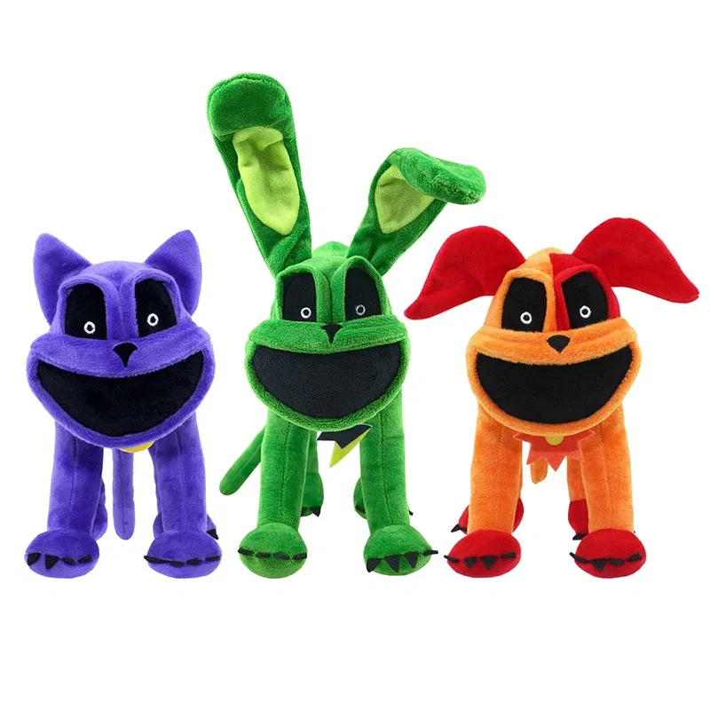 Color: Orange - 32cm Smiling Critters Plush Toy Smiling Critters Cat Nap Catnat Accion Plush Soft Stuffed Animals Toys Doll Birthday Xmas Gifts