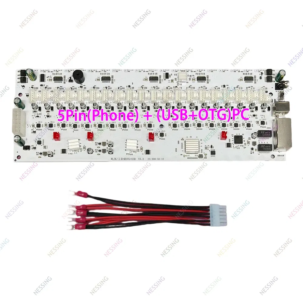 Color: green - Mobile Phone Group Control Equipment Motherboard Ethernet OTG USB Connection Independent Switch Smartphone USB Farm Mainboard