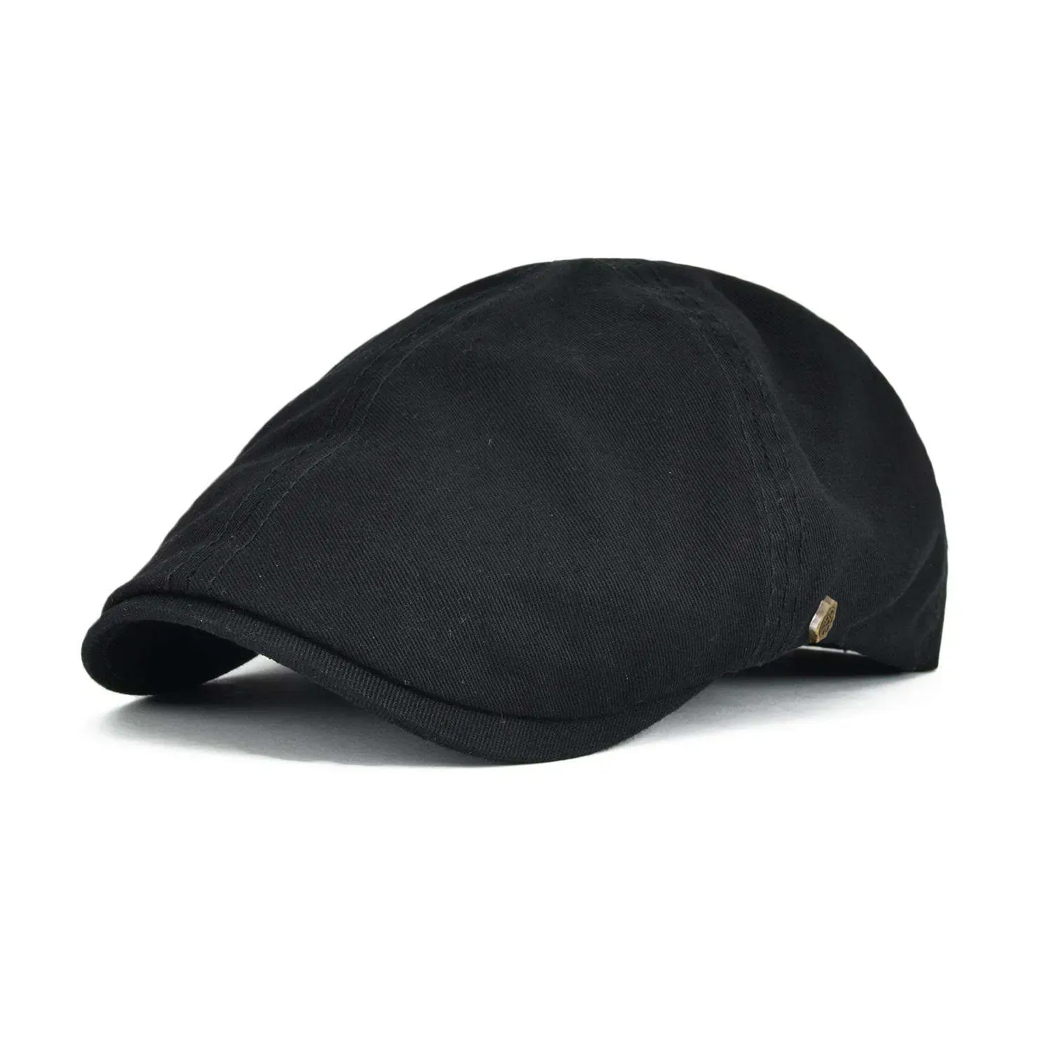 Color: black, Hat Size: One Size - VOBOOM Classic Cotton Flat Cap Ivy Caps Men Women Newsboy Cabbie Driver Hat Season Flat CapSolid Color Casual Camouflage Beret