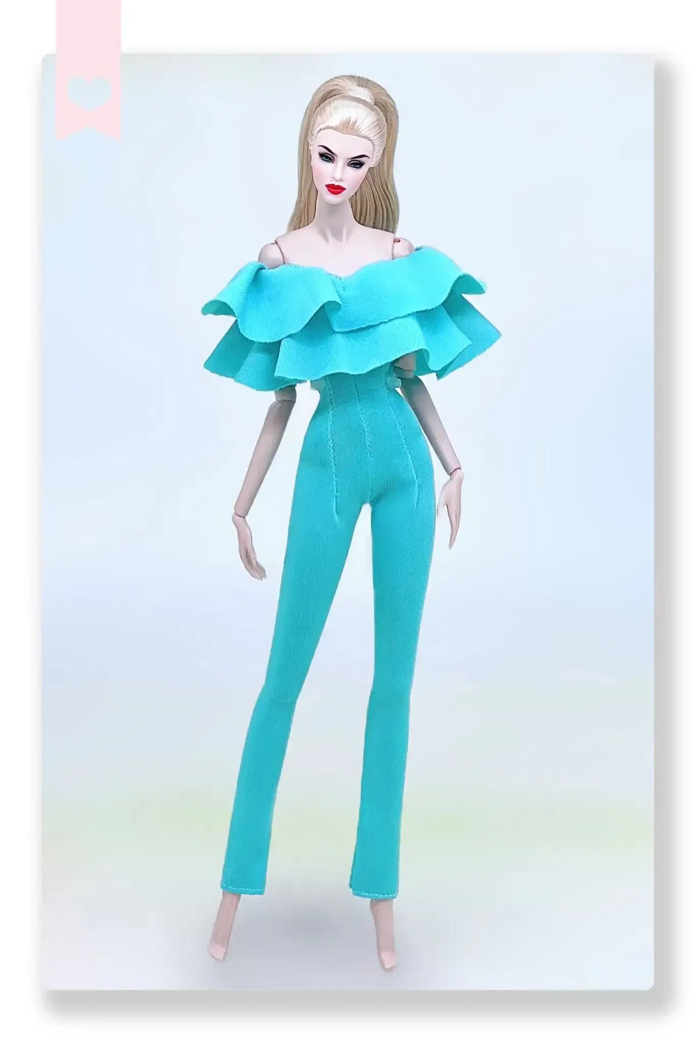 Color: Red - for bride dress for barbie clothes 30 cm dresses gowns doll party dress clothing accessories outfit princess costume wedding