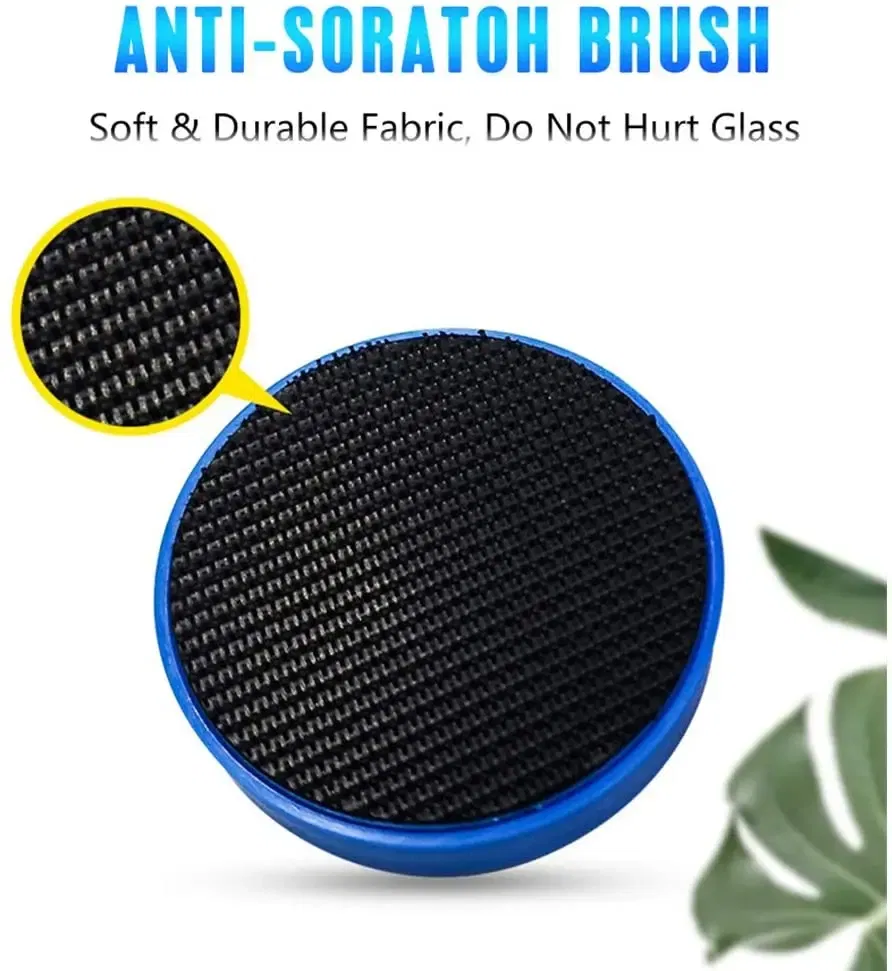 Color: Black - Aquarium Cleaning Magnet Fish Tank Clean Glass Scrubber Tool Double-Sided Algae Moss Removal Suspension Scraper
