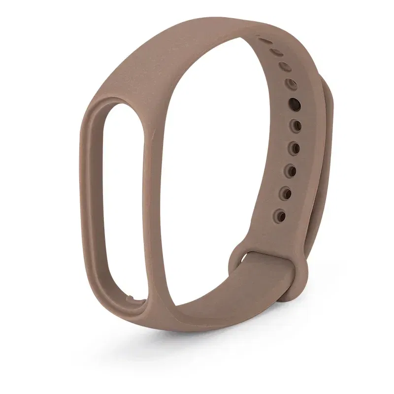 Band Color: grey, Band Width: 18mm, Ships From: CHINA - Silicone Watch Strap For Xiaomi Mi Band 7 6 5 4 3 Wristband Bracelet Wrist Straps MiBand 3/4 band5 band6 Smartwatch Accessories