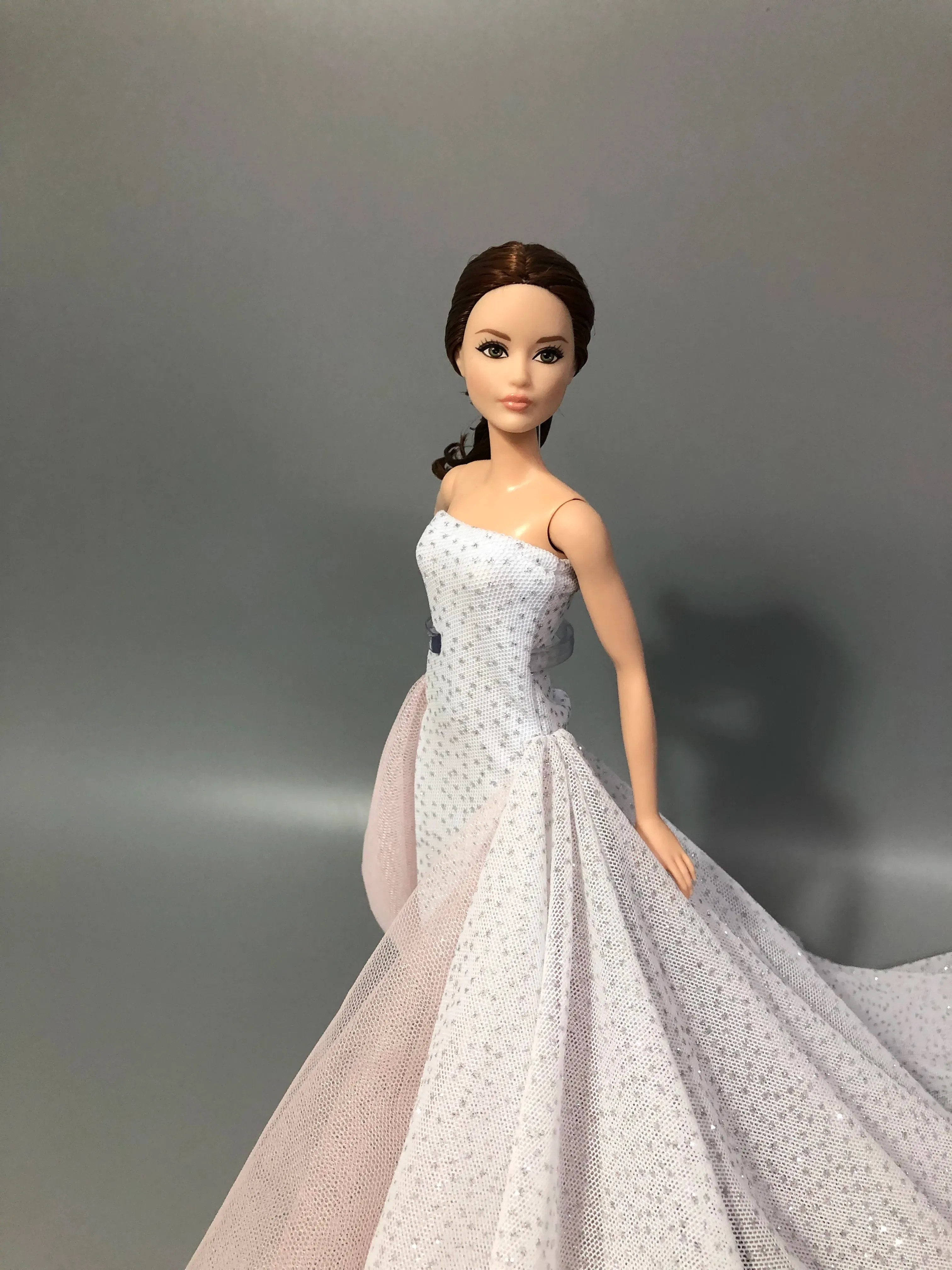Color: Yellow - for bride dress for barbie clothes 30 cm dresses gowns doll party dress clothing accessories outfit princess costume wedding
