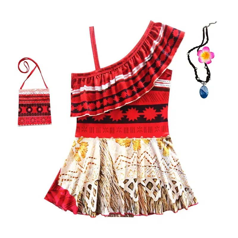 Baby Girls Swimsuit Princess Styles Full Print Beach Swimwear Children Two-piece Kids Bathing Suit Bikini Set Girl Biquinis