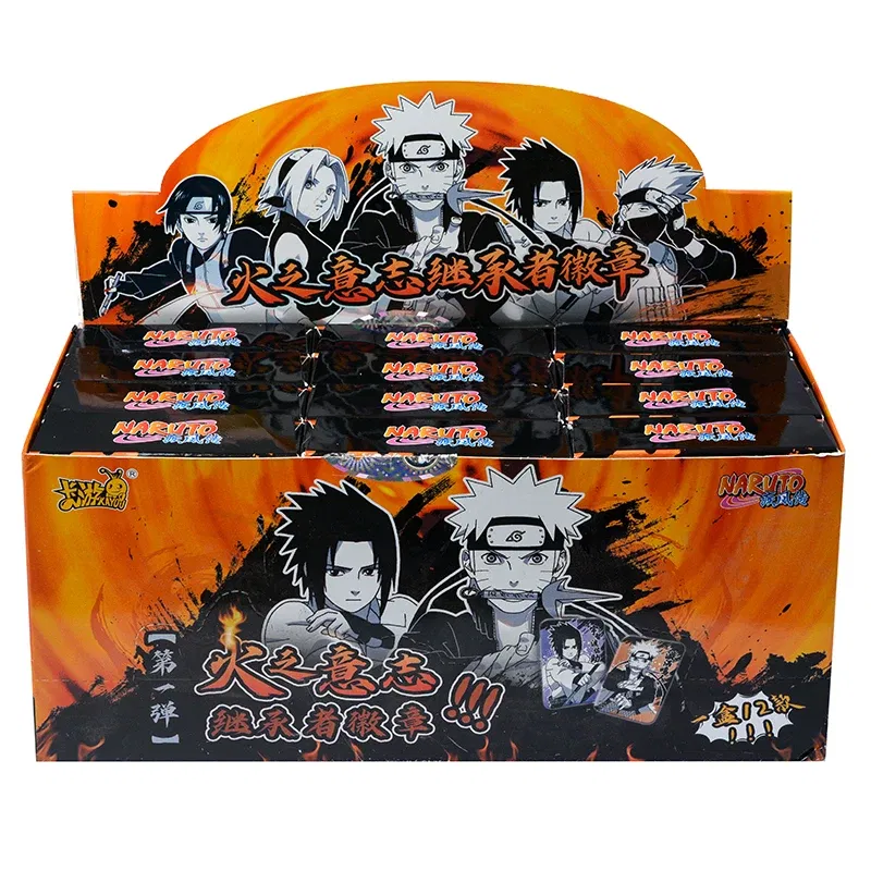Color: Army Green - Genuine KAYOU Naruto Cards Soldier Chapter All Chapters Complete Works Series Anime Character Collection Card Child Toy Set
