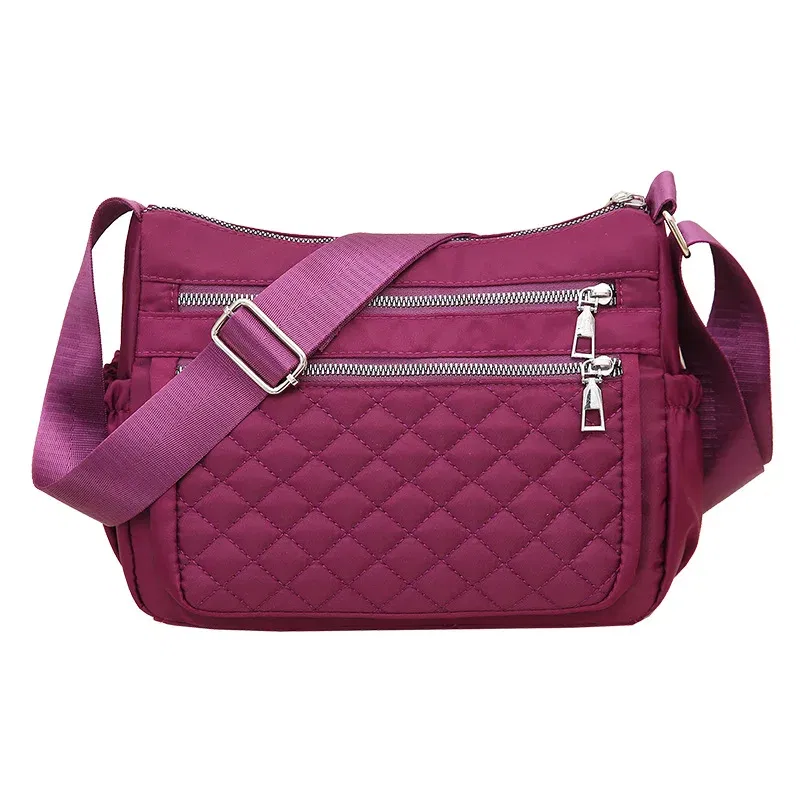 Color: Other - Yogodlns Women Nylon Shoulder Bag Waterproof Multi-pocket Zipper Bag Ladies Travel Messenger Bag For Designer Bolsa Feminina