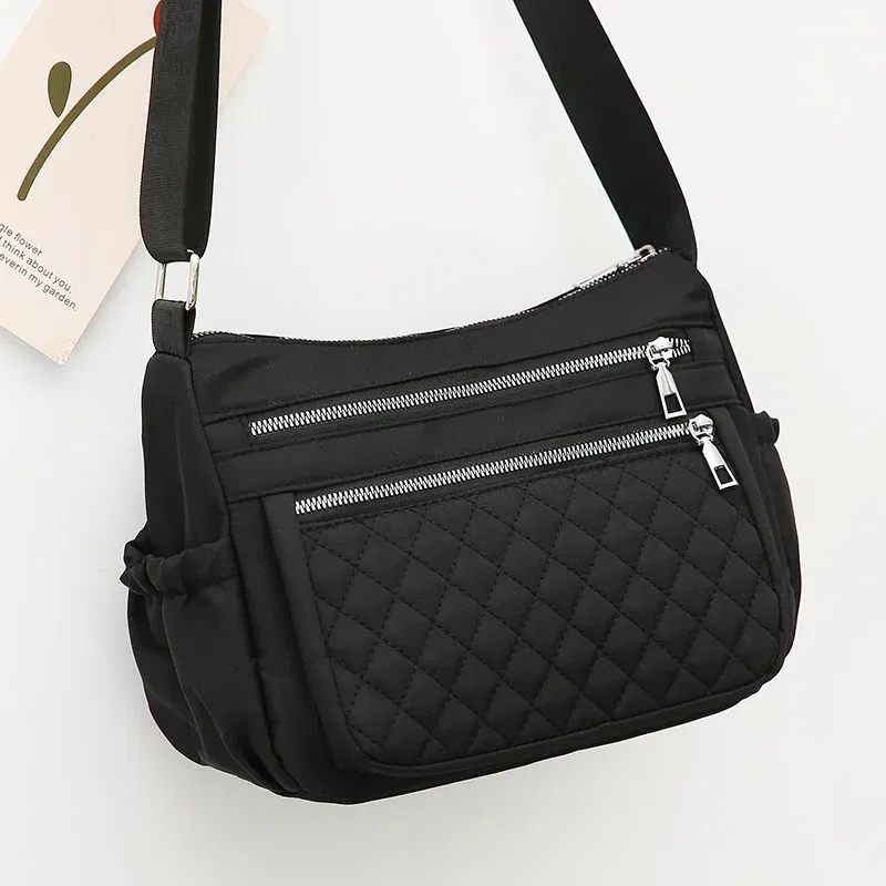 Color: Other - Yogodlns Women Nylon Shoulder Bag Waterproof Multi-pocket Zipper Bag Ladies Travel Messenger Bag For Designer Bolsa Feminina