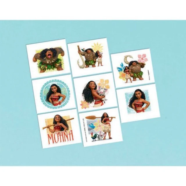 Moana Tattoos - Pack of 8