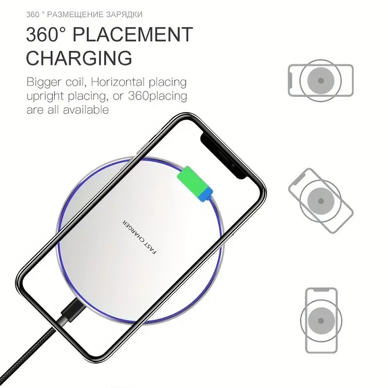 30W Wireless Charger Fast Charging Pad