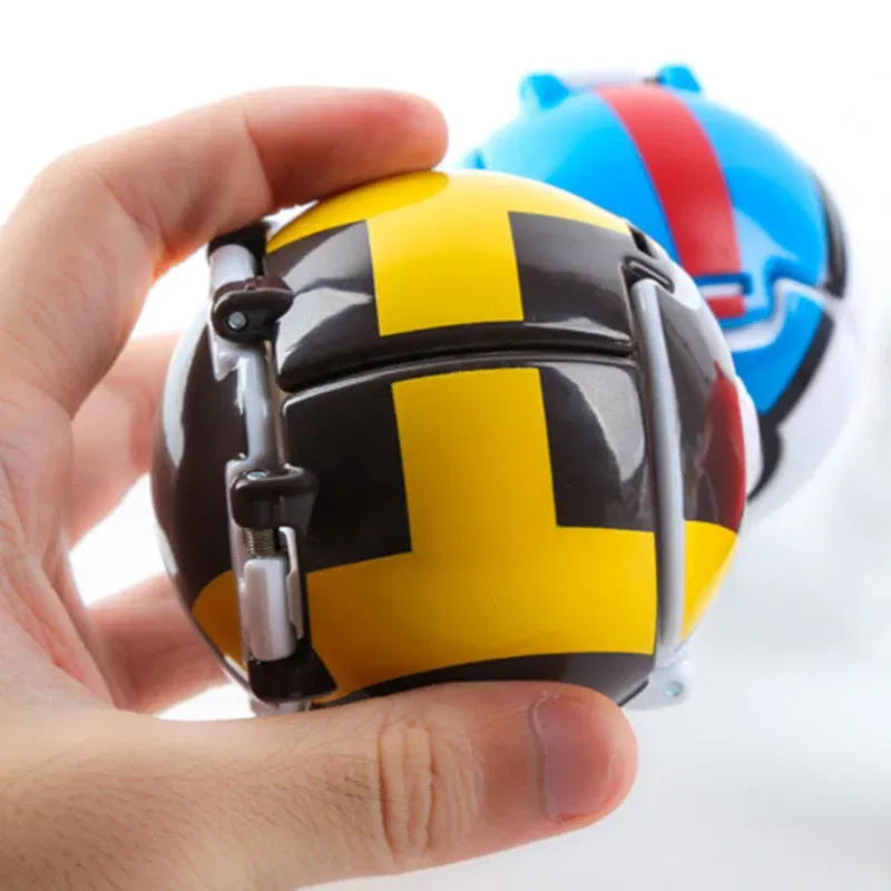 Color: Clear - New Pokemon Pokeball Anime Action Figurse Pikachu Squirtle Pocket Monster Variant Pok?©mon Game Elf Ball Model Toys Kids Gift