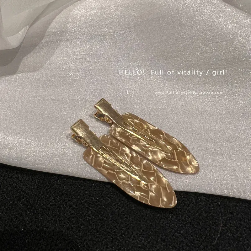 Color: Pink, Ships From: CHINA - Korea acetic acid seamless hairpin side bangs broken hair one word seamless hairpin makeup clip hair accessories headwear female