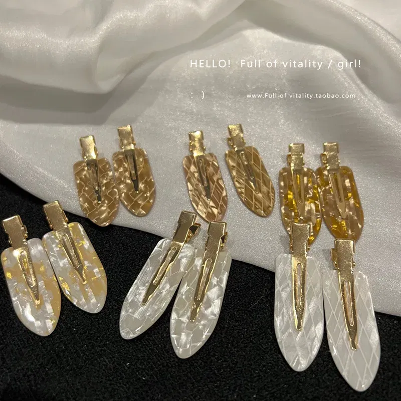 Color: Pink, Ships From: CHINA - Korea acetic acid seamless hairpin side bangs broken hair one word seamless hairpin makeup clip hair accessories headwear female