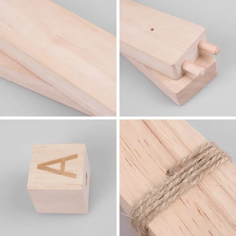 Wooden photo background frame