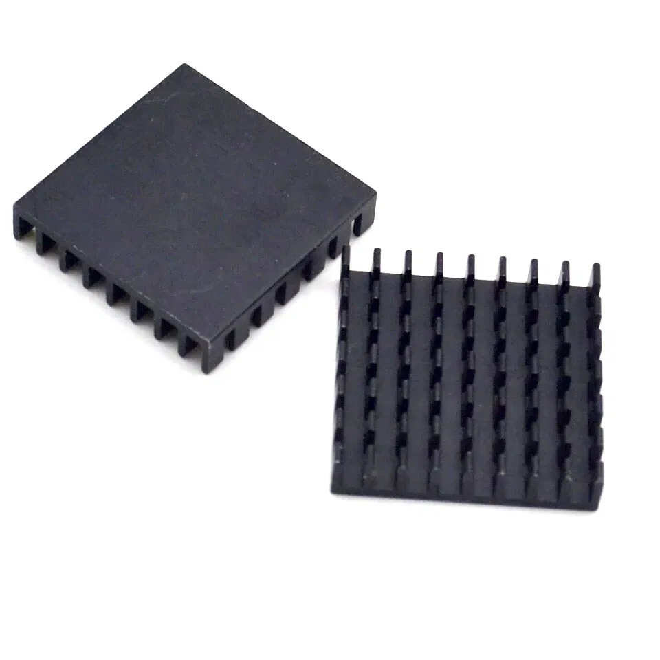 5pcs Heat sink 28*28*6MM (black broken groove) high-quality radiator