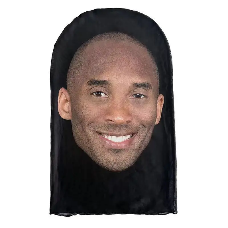 Color: Blue - New 3D Printed Kanye Mask Elastic Mesh Full Face Mask for Men Women Cosplay Headwear Hip Hop Fashion Balaclava Hood Hat Headgear