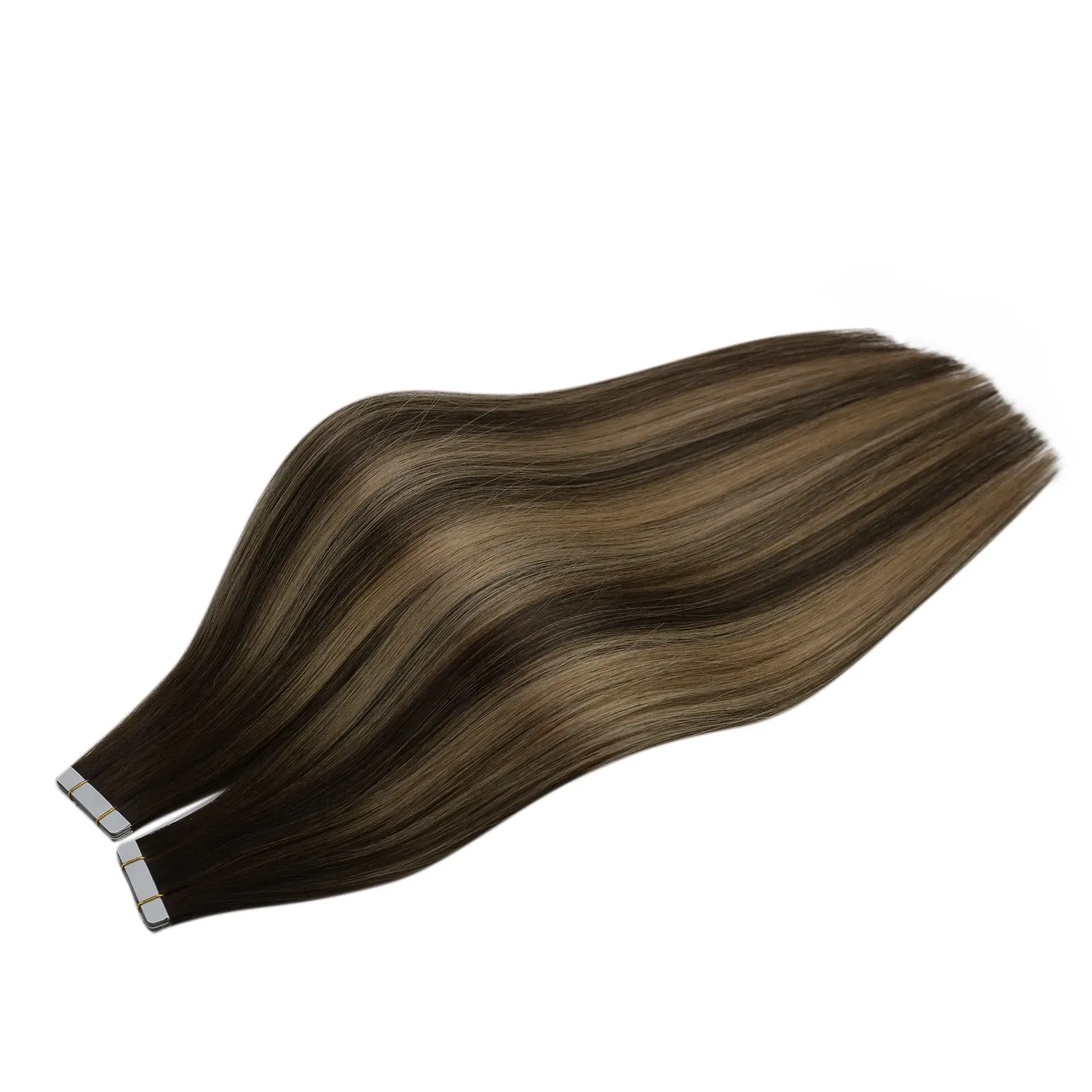 Color: P12/8/13, Items per Package: 40 pcs, Length: 24 Inches, Life Span: 12 months - [Last 12 Months] Ugeat Tape in Hair Extensions Virgin Human Hair 10A Grade Tape in Extensions  Human Hair