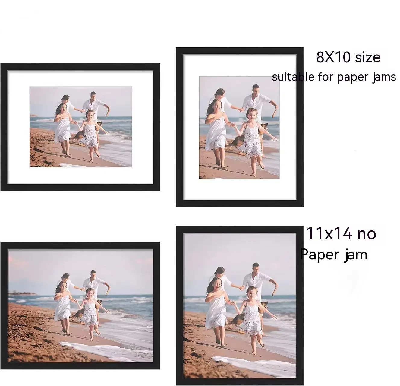 Simple Photo Frame Acrylic 10-piece Set 11148 Combination