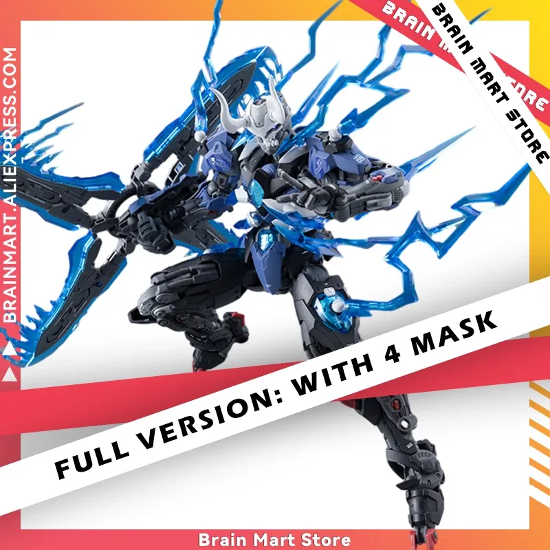 Color: WHITE, Size: 12cm - HEMOXIAN LONE SHADOW 1/100 MG NBD-009 OVER ZERO NONZERO STUDIO Model Kit Assembled Mecha Assembling Toys Gift