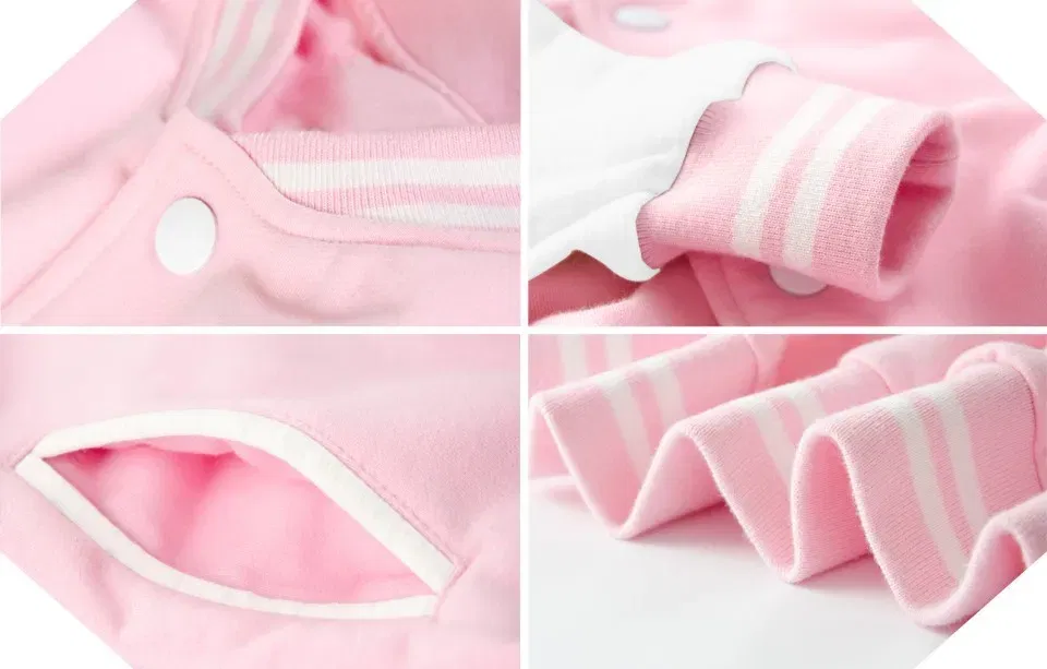 Color: Gold, Size: S - Lilo Stitch Baseball Jacket Men Women Hip Hop Harajuku Jackets Streetwear Kids Boys Girls Loose College Coats