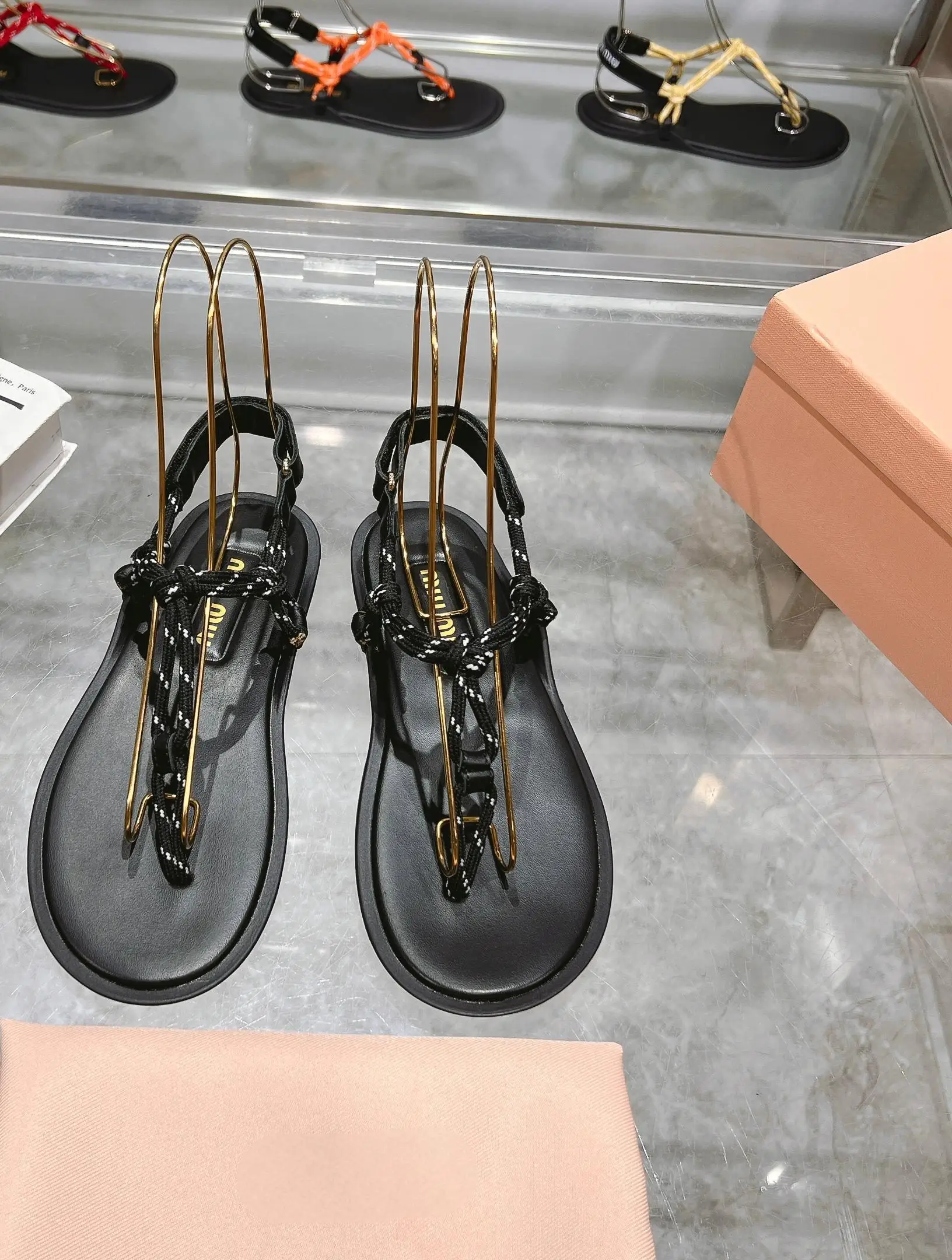 Color: black, Shoe Size: 35 - Fashionable and cost-effective MIU series 25 new summer products, the world's most popular flip-flops, versatile and trendy