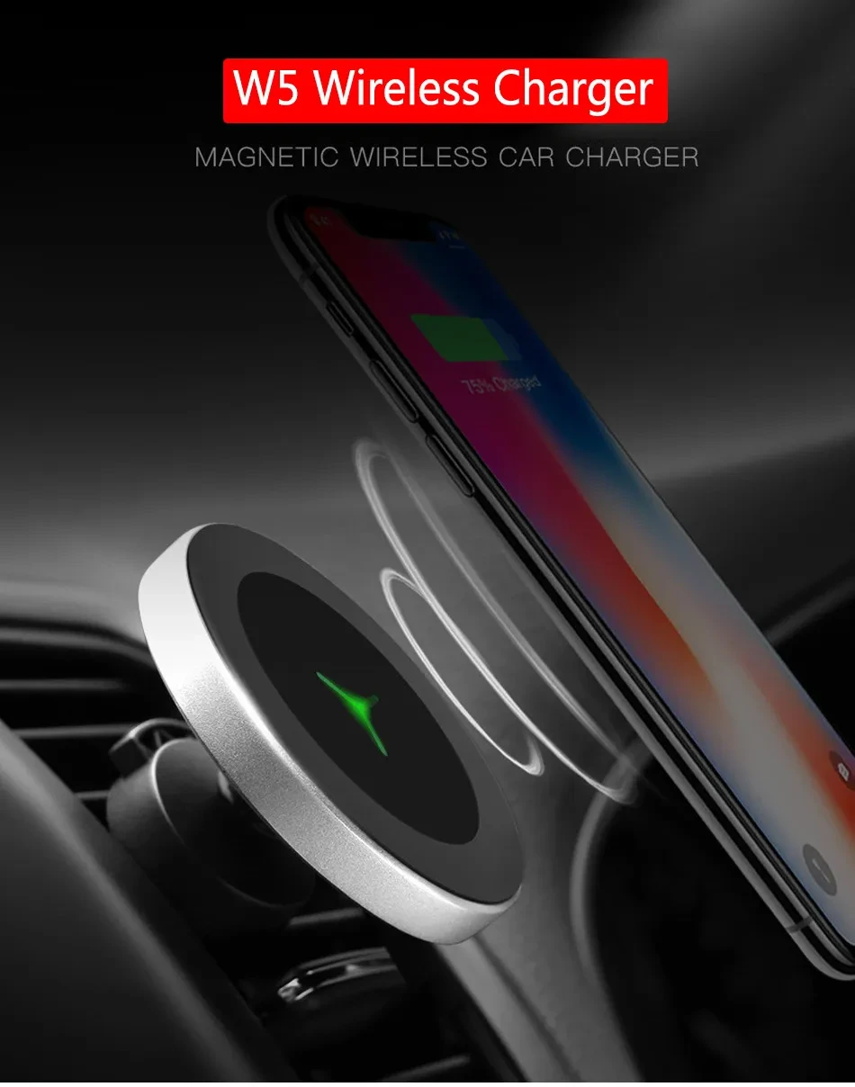 10W Car Magnetic Wireless Charger