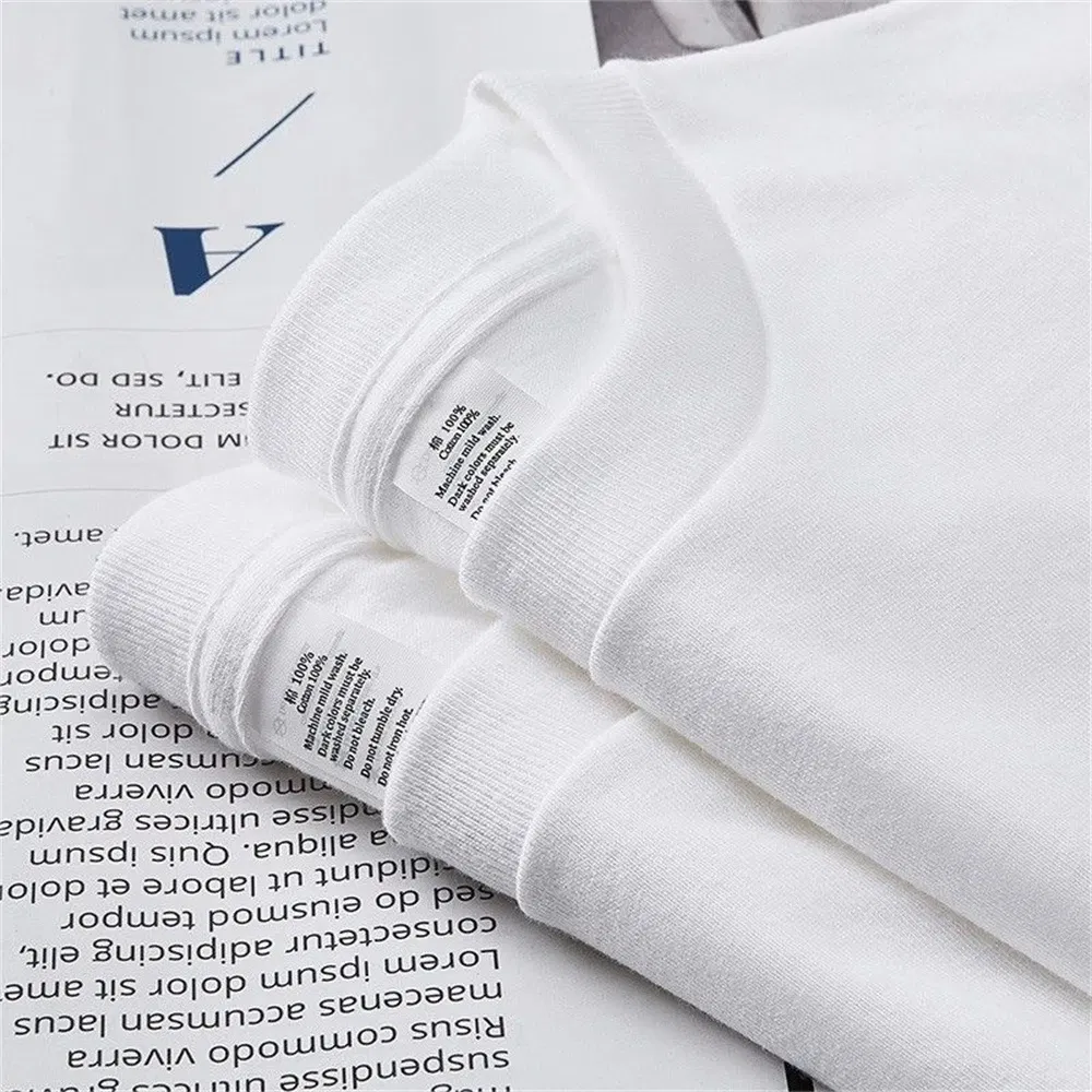 Color: Dark Grey, Size: M, Sale by Pack: Pack of 2 - 2PCS 100% Cotton Solid T Shirts Men's and Women's Short Sleeve White Tees Casual Breathable Loose Round Neck T-shirt Couple Tops