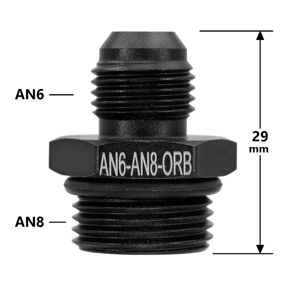 Color: Deep Green - Universal Aluminum Alloy AN6 8 10 12 To AN To M16x1.5 M18x1.5 Metric Fuel Hose Adapter Pipe Thread Fitting CAR OIL COOLER SYSTEM