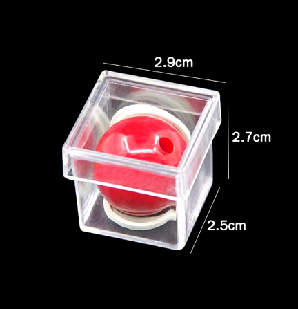 Bandit Ball Penetrate Through Clear box