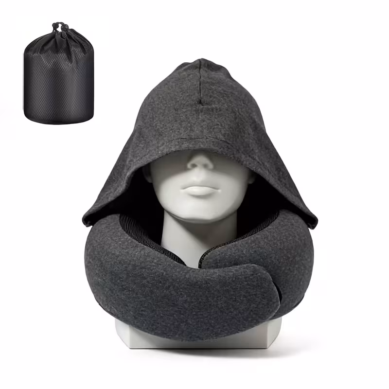 FlyHugz™ AU Hooded Travel Pillow