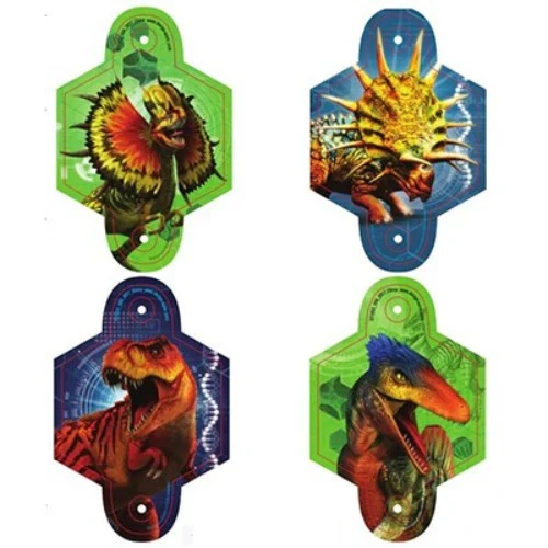 Jurassic World Blowouts with Medallions Pack of 8