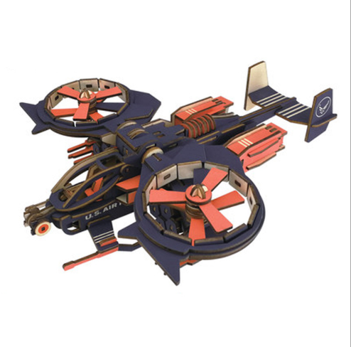 Military model (scorpion fighter) 3D Wooden
