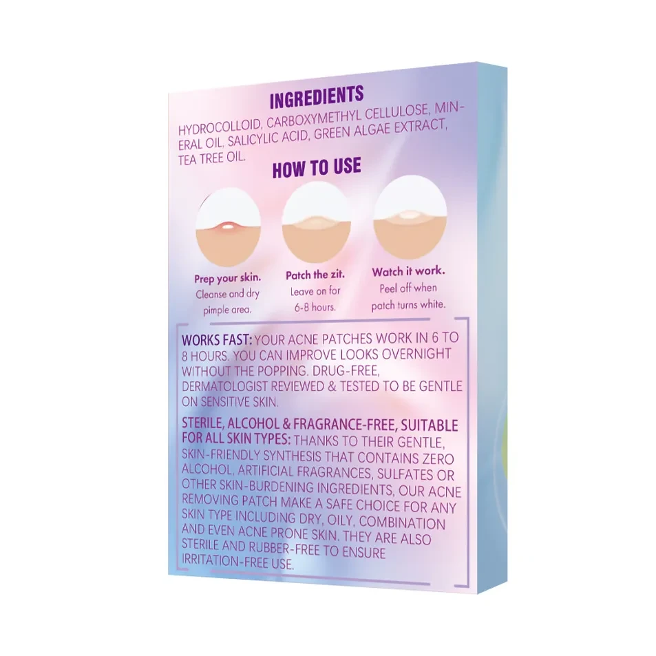 Hydrocolloid Love Artificial Skin Cover Acne Patch