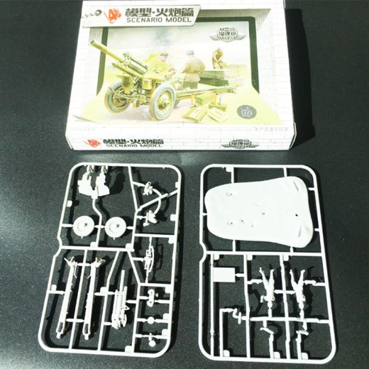 4D Assembled Military Model Howitzer Toy Model