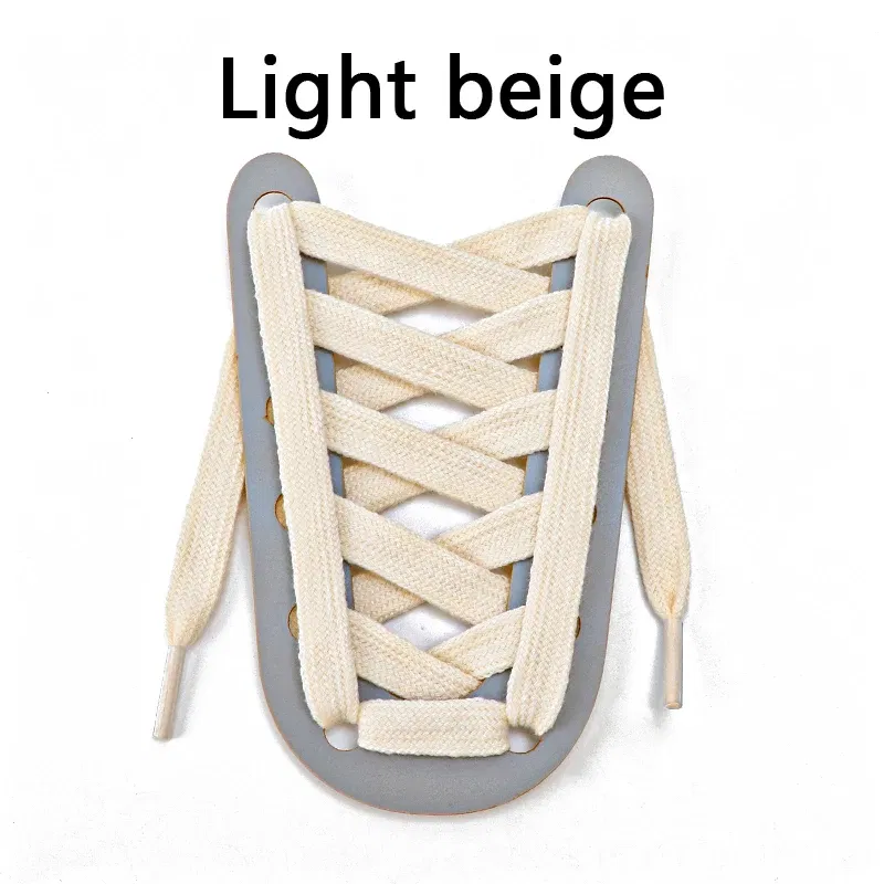 Color: Ivory, Ships From: CHINA, Length: 160cm - 1 Pair Flat Shoelaces for Sneakers Rugged Wear-resistant Classic Canvas Sports Shoe Laces Women Men Shoelace Solid Double Cotton