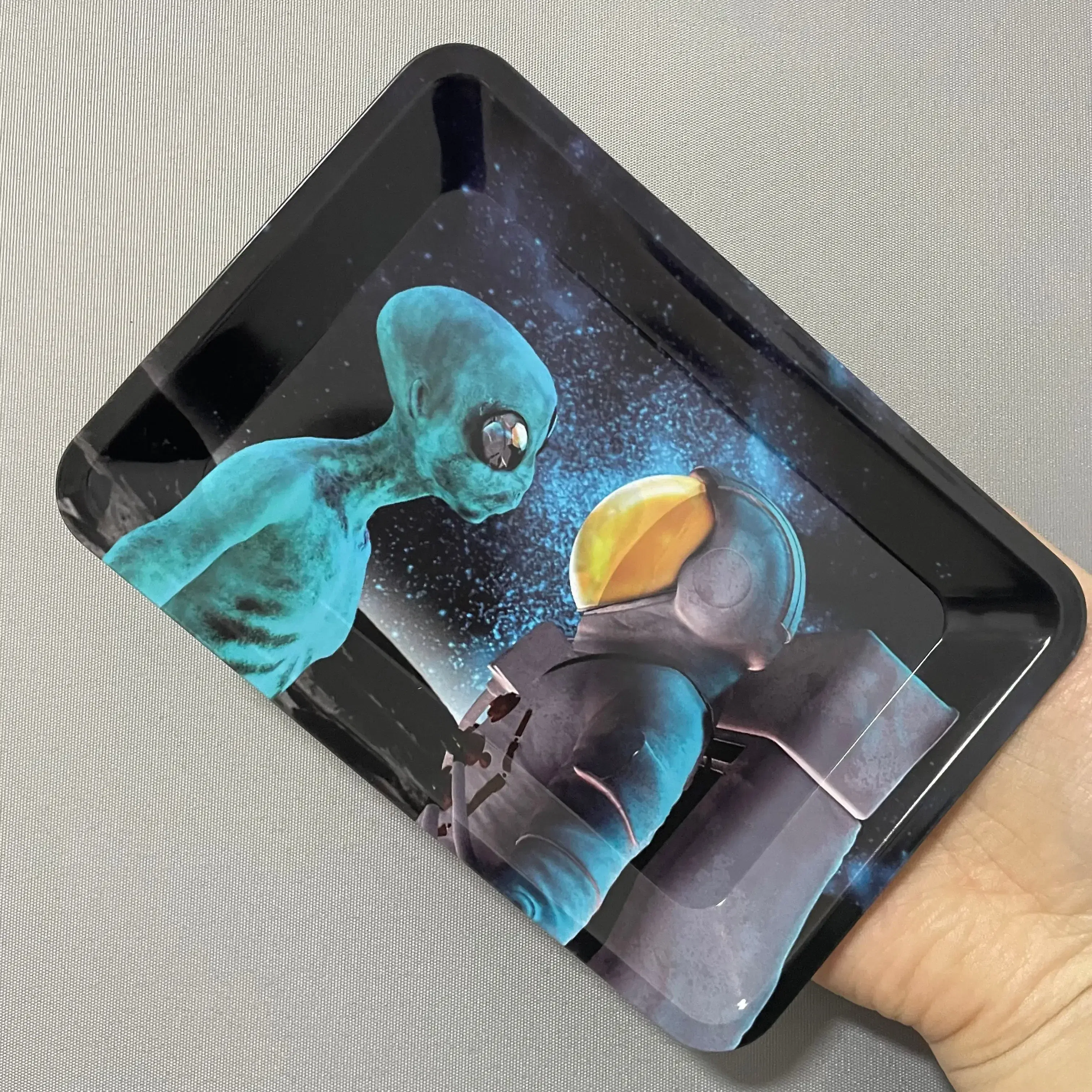Color: Orange - RAW Classic Rolling Tray Multi Designs Available