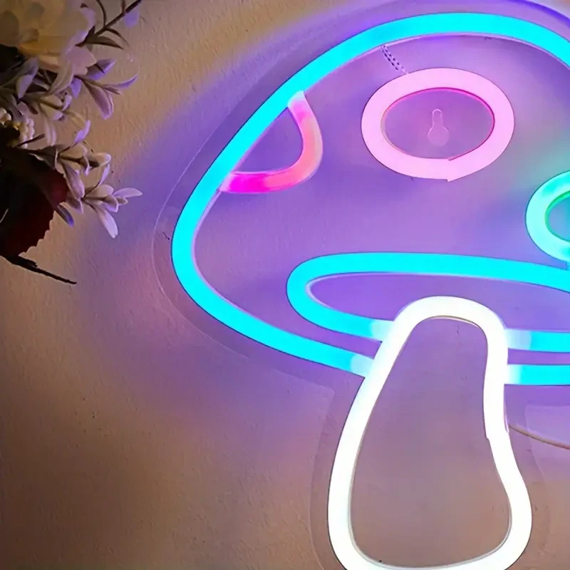 LED Neon Mushroom Cute Neon Sign