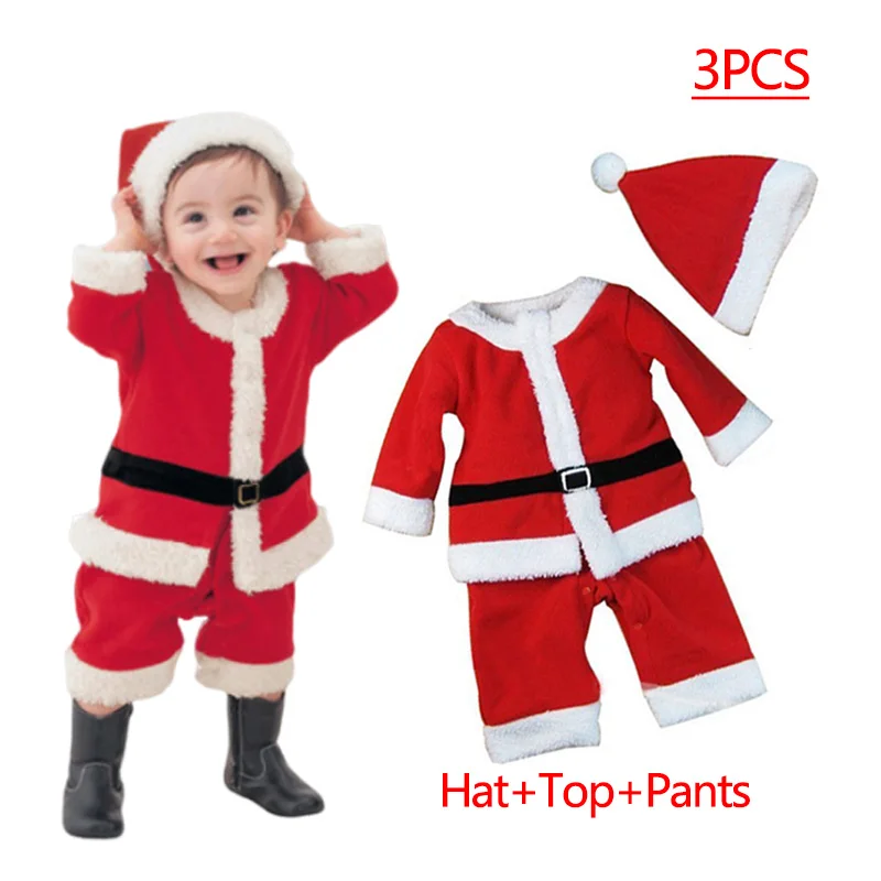 Color: SKY BLUE, Kid Size: 11 - New Year Kids Santa Claus Costume Green Elf Cosplay Christmas Carnival Party Fancy Dress for Girls Boys Red Xmas Clothes Set