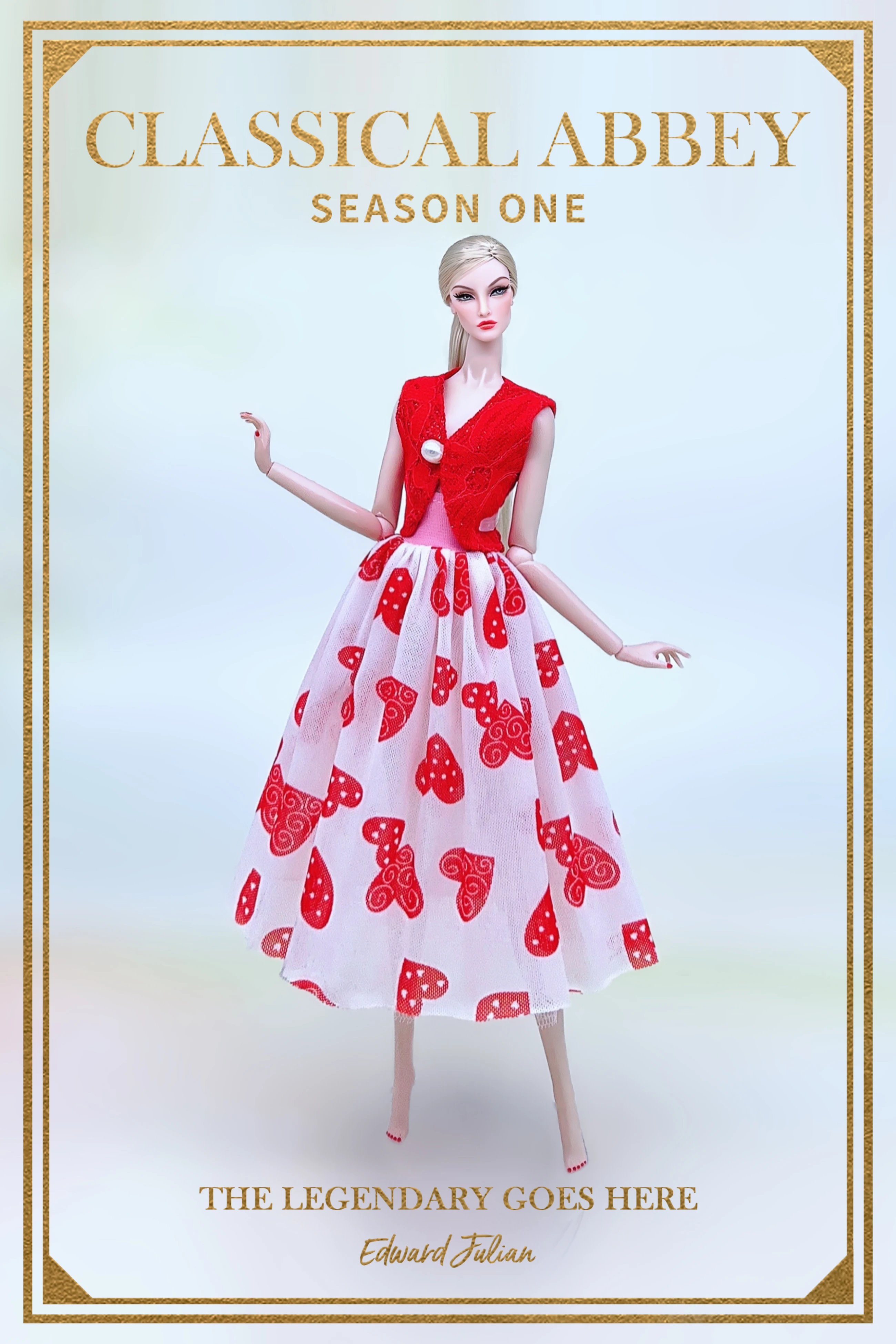 Color: Red Wine - for denim clothing for barbie