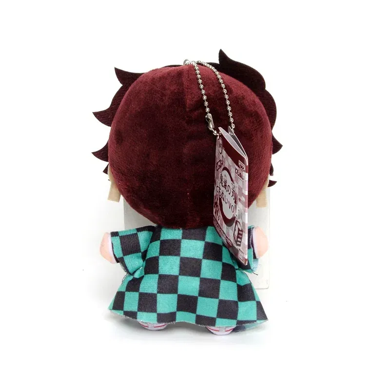 Color: FireBrick, Height: 11cm-30cm - 15cm Japan Anime Demon Slayer Akaza Rui Iguro Obanai Tanjirou Kamado Nezuko Agatsuma Zenitsu Plush Toys Doll Peluche Gift