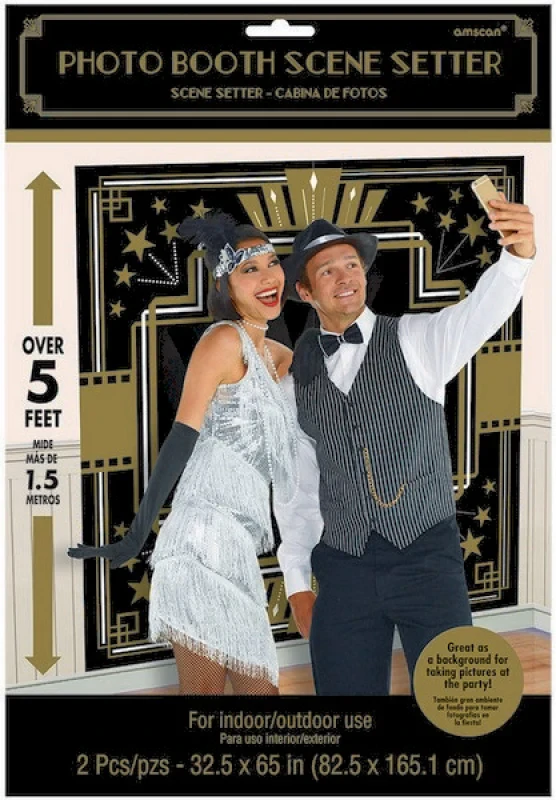 Glitz & Glam Photo Booth Scene Setter - Pack of 2
