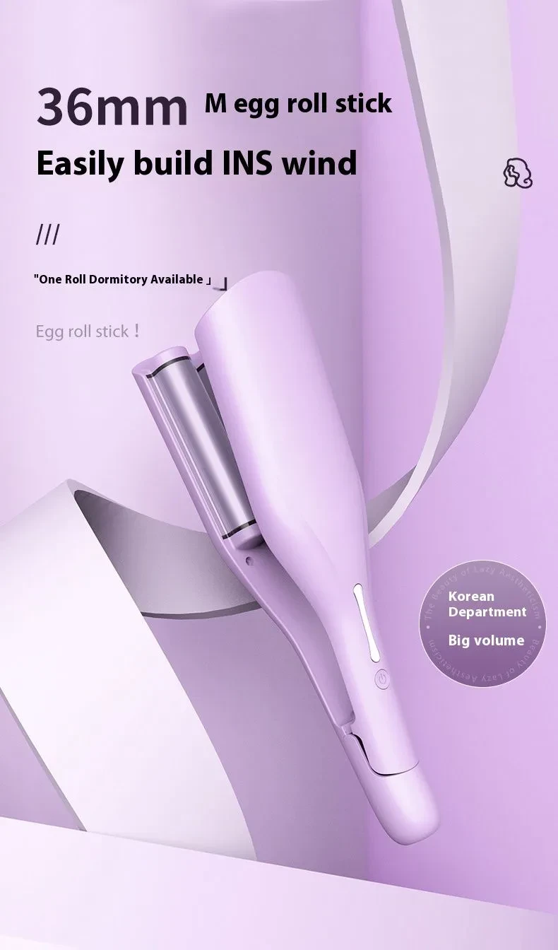 Egg Roll Hair Curler Crimper