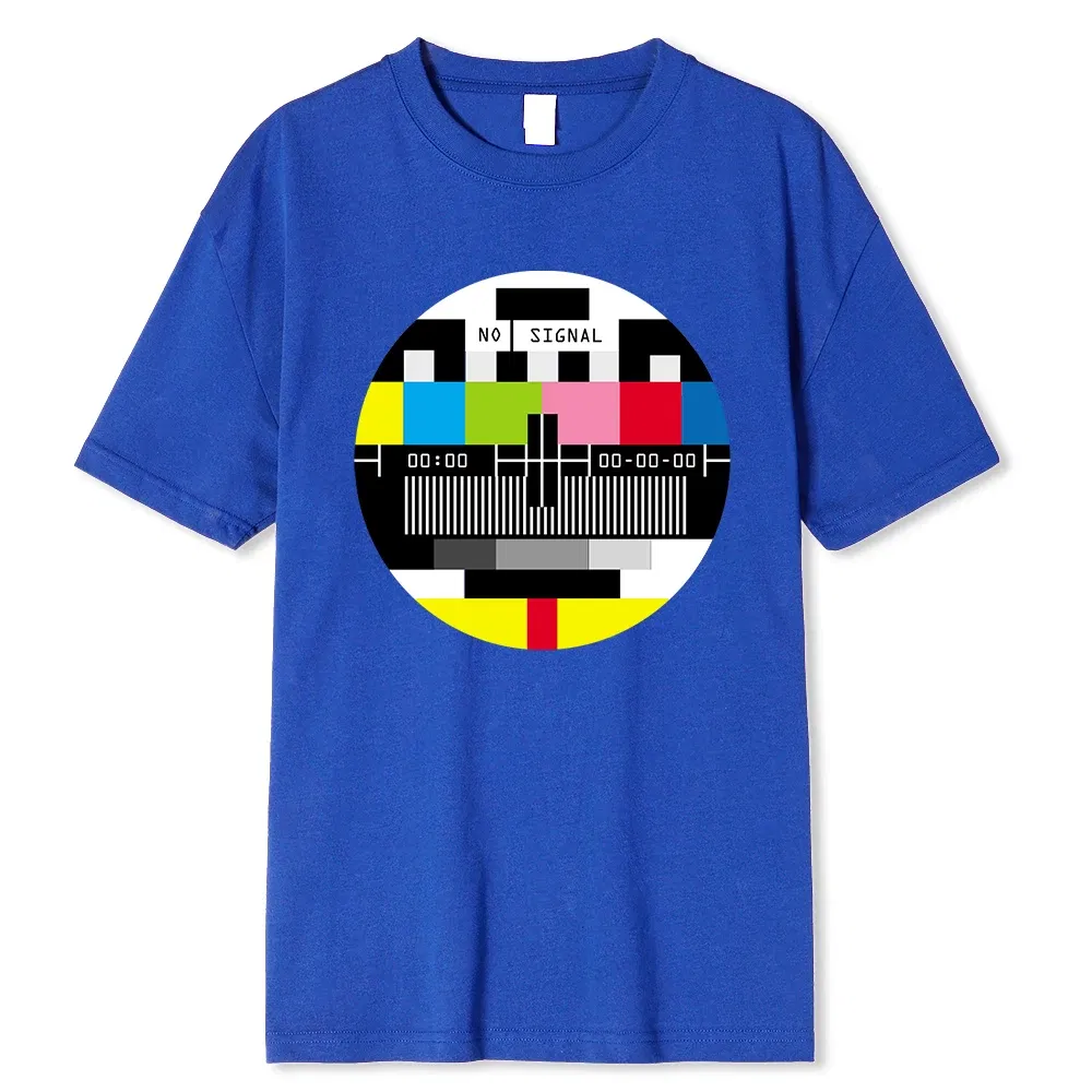 Color: Army Green, Size: S - No Signal Men Tshirt Hip Hop Style Streetwear Tops & Tees Novelty Geometric Short Sleeve Summer Cotton T Shirt Oversize T-shirts