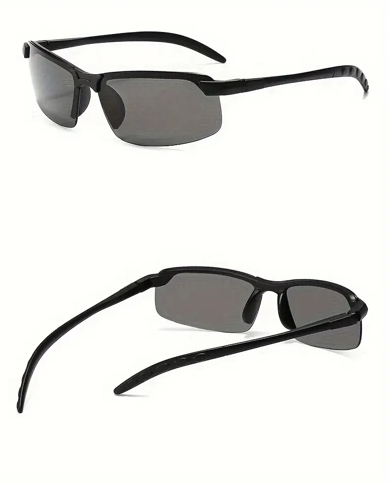 Night Vision Driving Glasses - Anti-Glare, Semi Rimless Design