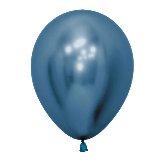 Sempertex 30cm Metallic Blue Latex Balloons - Pack of 50