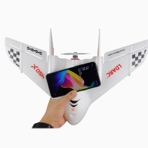 Triangle Wing Model Glider, Remote-controlled Aircraft, Power Resistant, And Crash Resistant