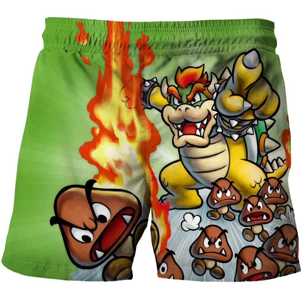 Color: GRAY, Kid Size: 2T - Super Marios Children's Swimming Pants Boys' Swimming Pants Children's Swimming Pants Beach Shorts Boys' Swimming Suits Children