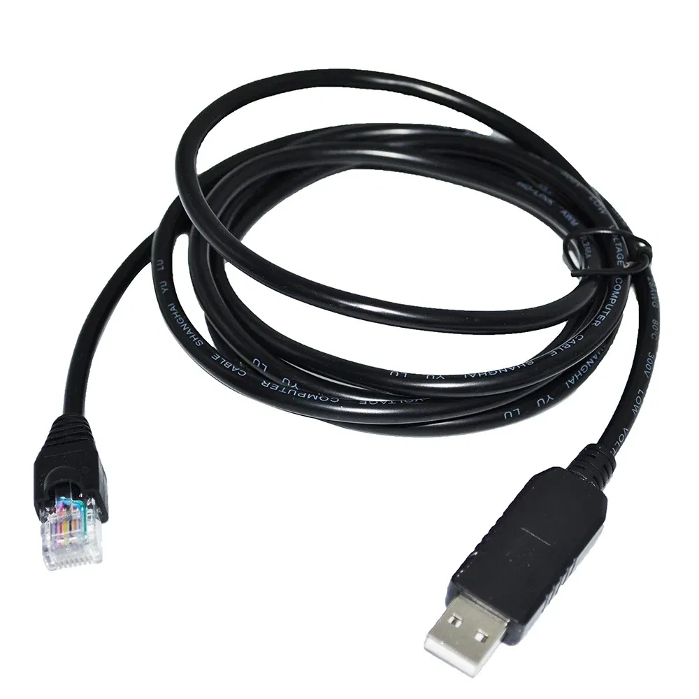 Color: black, Cable length: 3m, Ships From: CN - ORIGIN FT232RL CHIP USB TO RJ45 PLUG RS232 CONVERTER SERIAL COMMUNICATION CONSOLE DEBUG CABLE FOR PYLONTECH LI-ION BATTERY TO PC